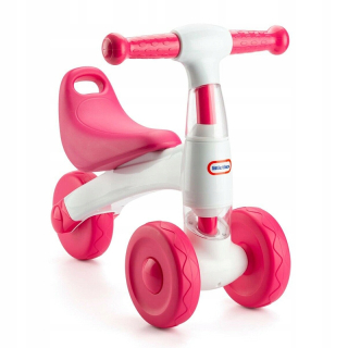 Little Tikes Ride-on 6" balančný bicykel White, Pink